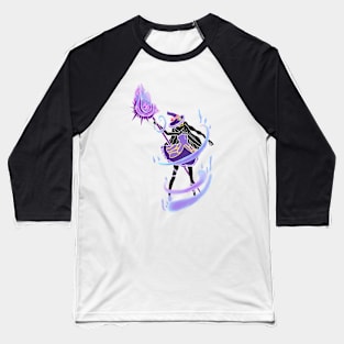 Anime Girl Witch Magic Baseball T-Shirt